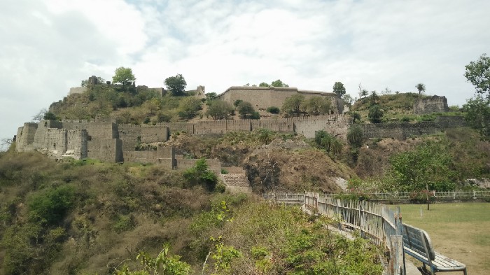 The ruins of the Kangra Fort. Clicked on 17–05–2017.